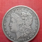1901 0 Morgan Silver Dollar US Coin $1 Circulated New Orleans Lady Liberty Eagle