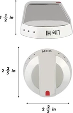 5 PK  SAMSUNG GAS RANGE OVEN DG64-00473A   TOP BURNER CONTROL KNOB REPLACEMENT