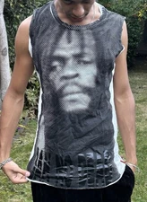 Vintage Le Grande Bleu LGB  Tank T Shirt If Six Was Nine Music T