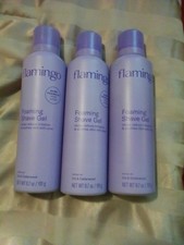 3 Pack Flamingo Foaming Shave Gel With Aloe Vera 6.7 OZ