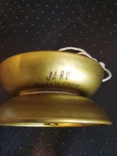 Vtg Jaru 2 In. Yoyo  Brass Colored Looks Like Mini  Rollet Table