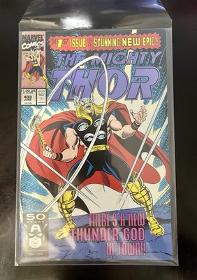 Thor #433 Marvel 1991 There s a New Thunder God in Town VF