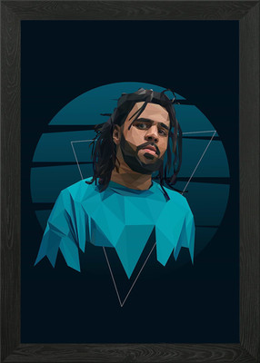 J Cole Gerahmtes Wandbild Poster Leinwanddruck Bild