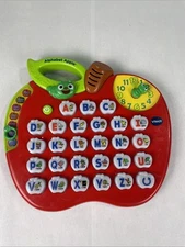 VTech ABC Learning Apple Toddler 2-5 Years Red Phonics Sound Spelling WORKS!