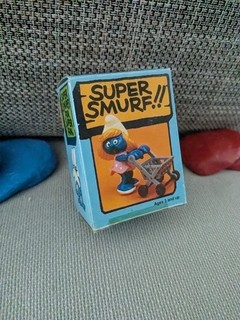 1x HIGHLIGHT Superschlumpf mit Box Schlumpfine mit Einkaufswagen Schlümpfe (F021