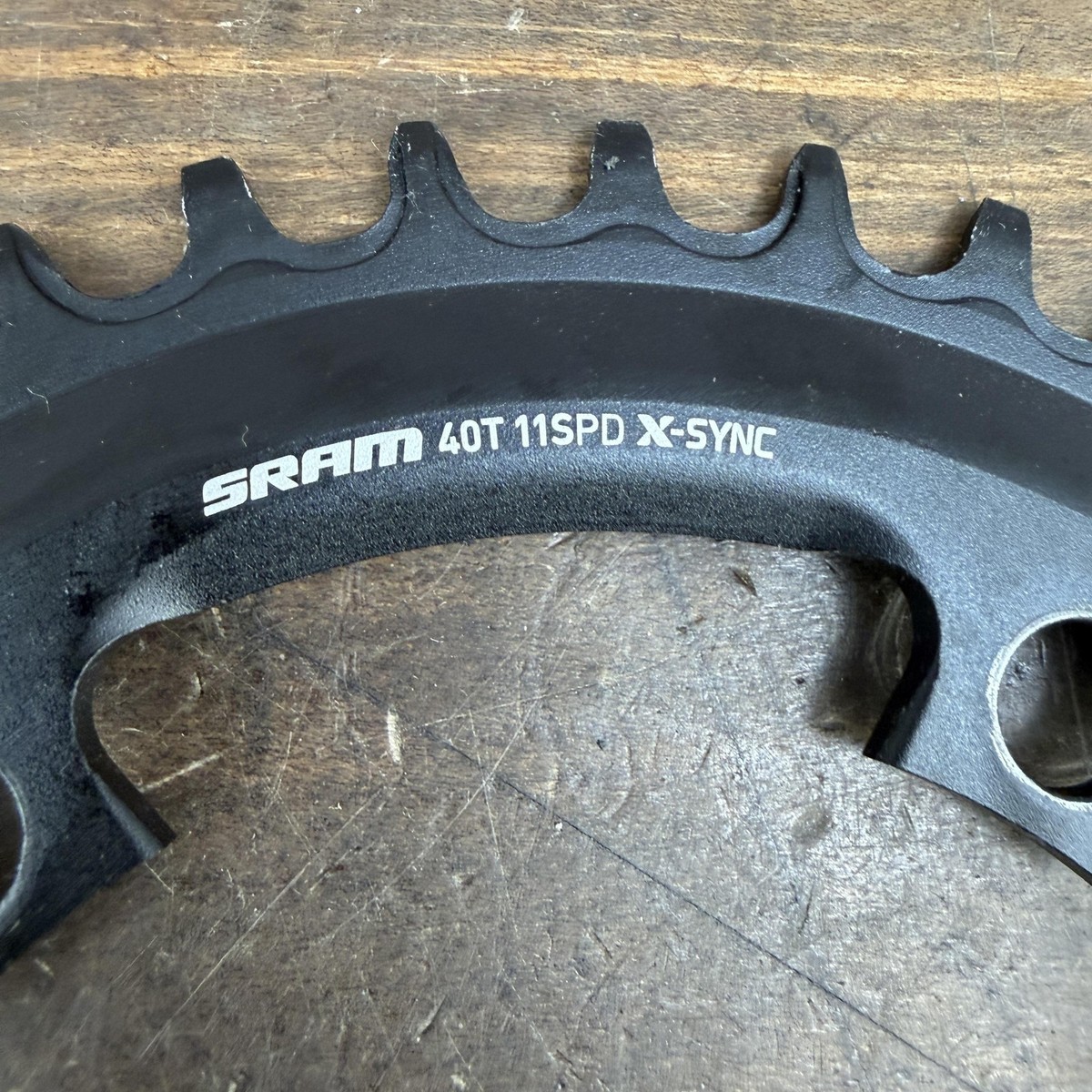 SRAM 40T Chainring 110 BCD 4-Arm Asymmetric Alloy 11 Speed Road 40