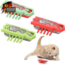 Elektrisches Katzenspielzeug interaktiv mit Vibrationsfunktion für Jagdspaß und