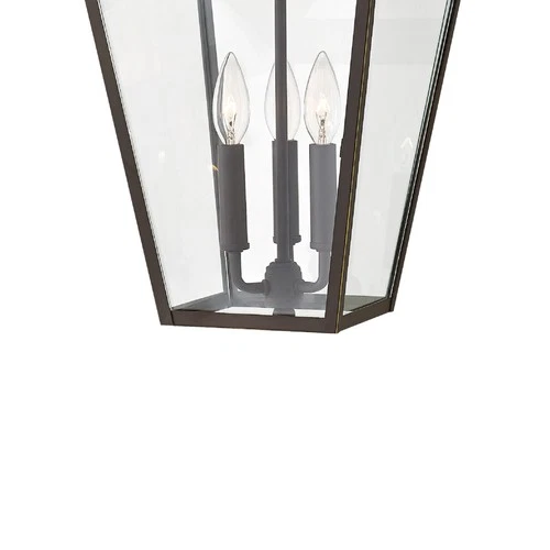 Hinkley Lighting 2562 Black Alford Place 3-Light 12"W Outdoor Pendant - Picture 2 of 7