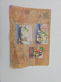 LEGO 6267 Lagoon Lock-up INSTRUCTIONS & Base Plate ONLY - Vintage 1991 Pirates