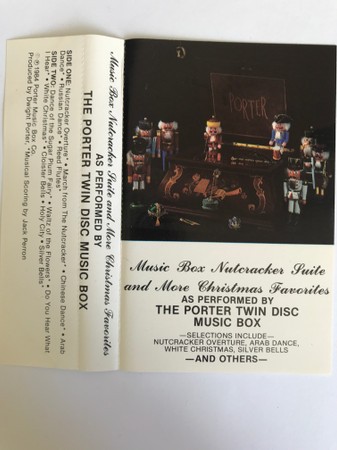 The Porter Twin Disc Music Box - Music Box Nutcracker Suite And More Christmas F - Picture 1 of 3