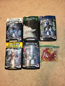 LEGO Bionicle Toa Inika Lot (8727&ndash;8732) &ndash; Complete Wave &ndash; Manuals + Canisters
