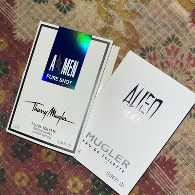 Thierry Mugler A Men Pure Shot & Alien Man 0.04 Samples