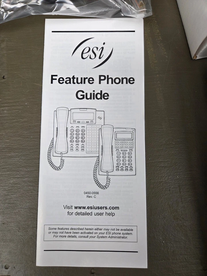 ESI 48 KEY IPFP 2 VOIP Telephone Display IP 5000-0490      RL36 - Image 4 of 4