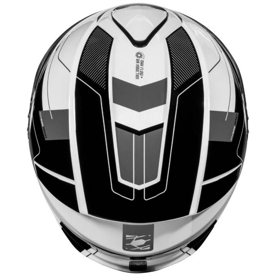 Castle X Nuevo Casco Para Hombre 2X-Grande Eléctrico Raid CX935 Blanco/Negro, 36-26109 Foto 4 de 4