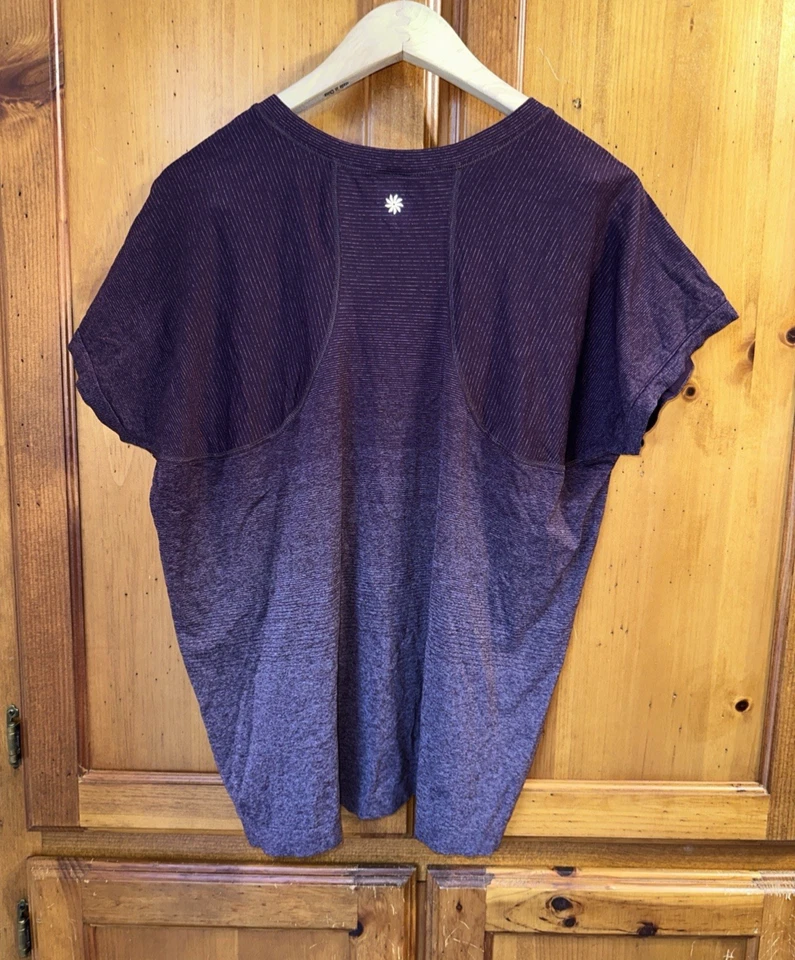 Camiseta Athleta Top Momentum Sin Costuras Entrenamiento Correr Ombre 880125 Para Mujer’s 2X Foto 4 de 4