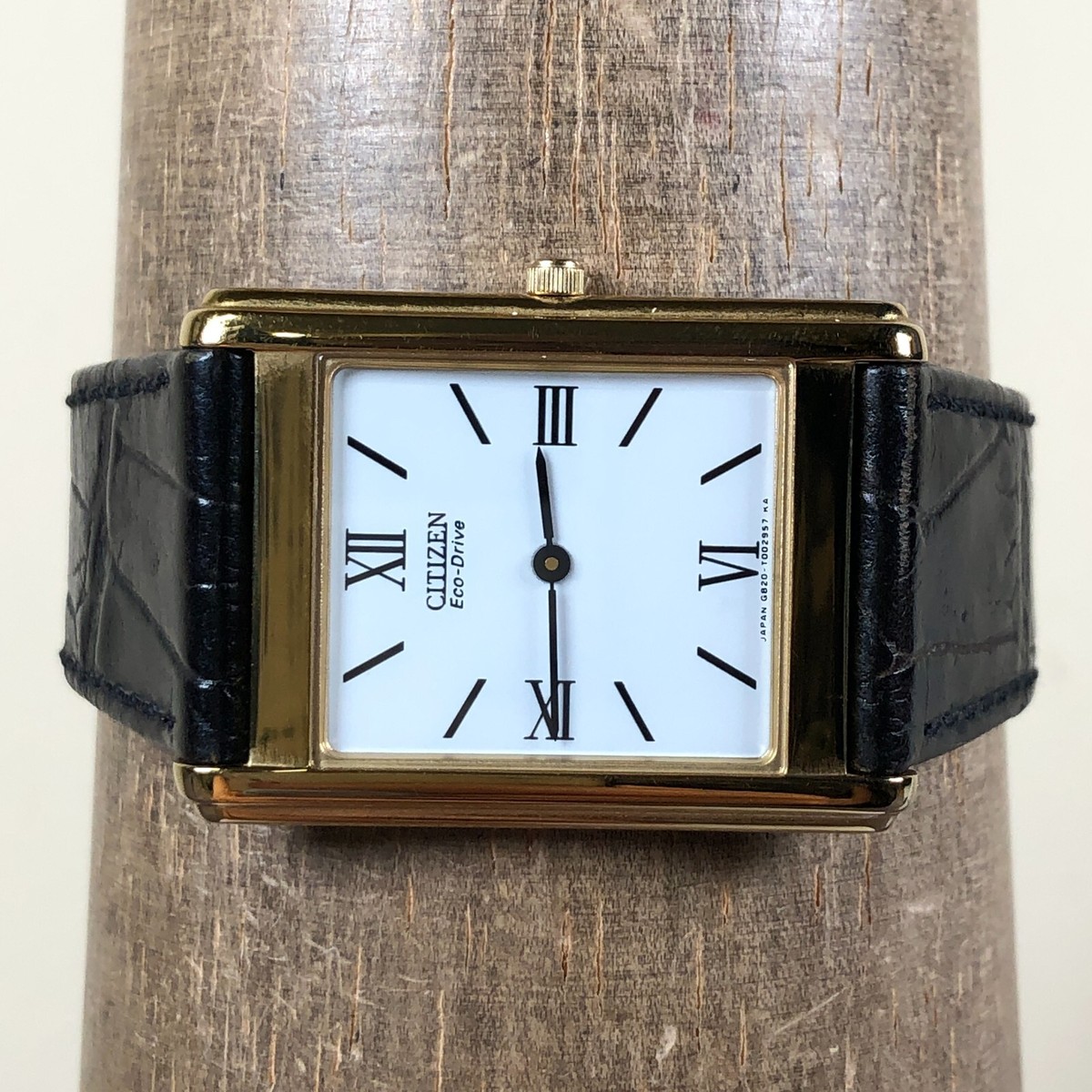 Citizen Eco-Drive Stiletto Mens G820-T001700 Leather Solar 27mm