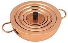 Eisco Labs 200ml Water Bath, Hemispherical, Set of Concentric Rings - Copper