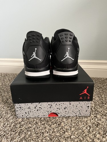 NEW Nike Air Jordan 4 Retro SE Black Canvas GS DV0553-006 SIZE 7Y (Womens 8.5) | eBay