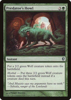 Predator's Howl 1x MtG Conspiracy SP/NM