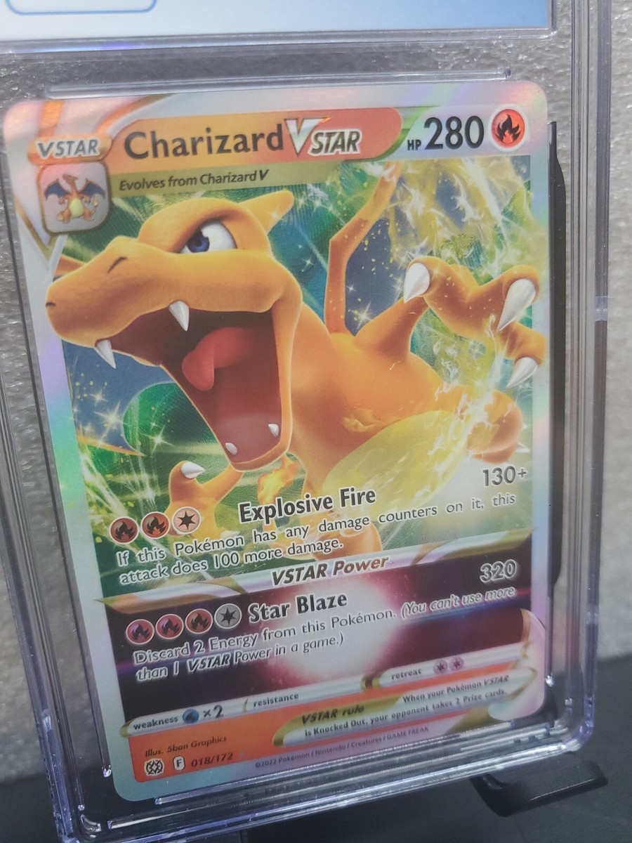 CGC 9 MINT 🔥 Charizard VSTAR Pokémon Brilliant Stars Ultra Rare