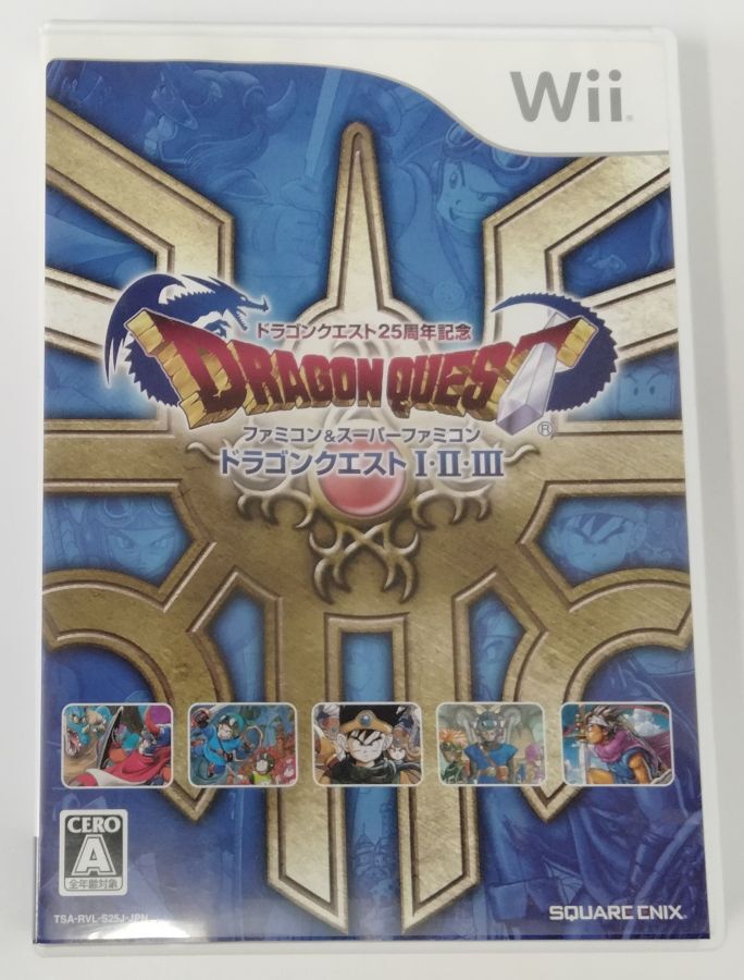 ドラゴンクエストI・II・III Nintendo Wii Dragon Quest I-II-III 25th Anniversary w/ Box