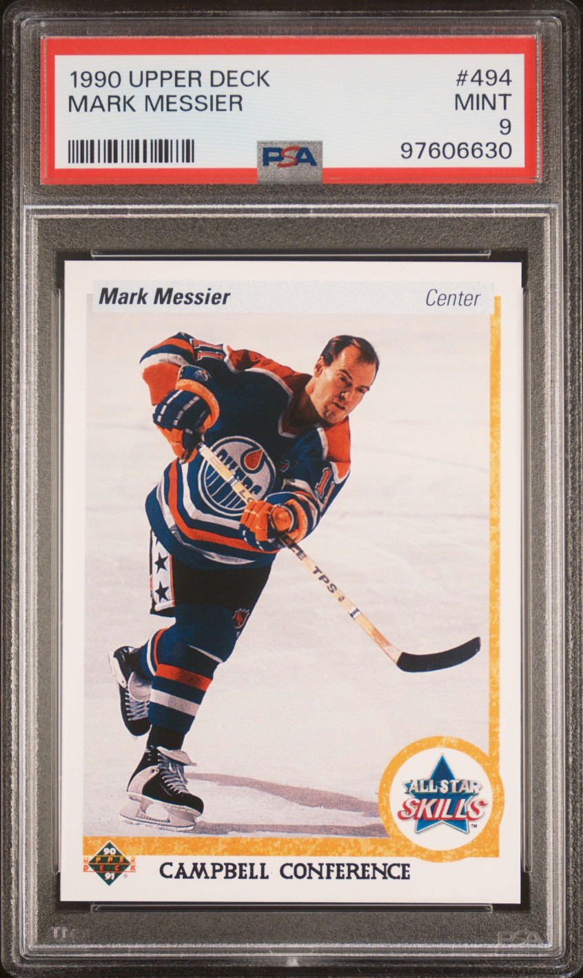 1990 Upper Deck Mark Messier #494 HOF All Star PSA 9