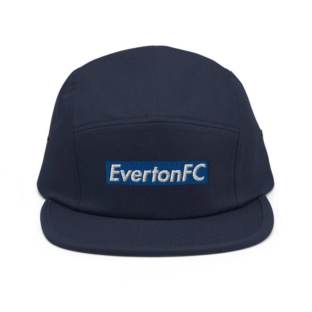 Casquette à cinq panneaux brodée Everton FC   Chapeau de football
