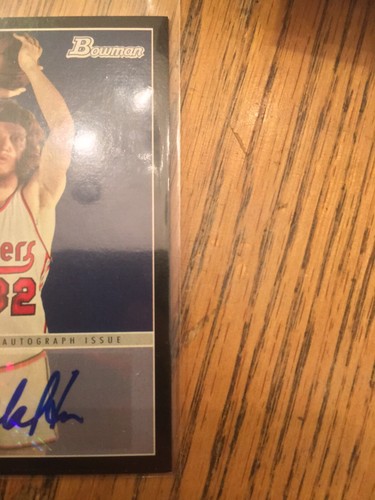 2009-10 Bowman 48 BILL WALTON Auto Autograph “BLACK” Parallel #D 2/48! Super SP! - 第 4/4 張圖片