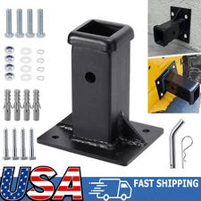 Bolt on Hitch Receiver Tube 2 Inch Hitch Wall Mounted Kit, Hitch Mount Bike Rack