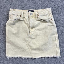 Abercrombie Fitch Skirt Women's 25 0 Denim Zoe Natural Rise Vintage A-line