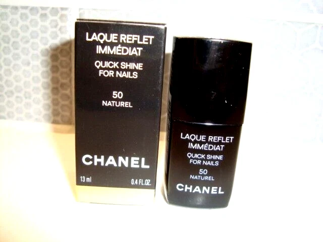 NEW AUTH Chanel QUICK SHINE FOR NAILS NATUREL 50 Nail varnish 13ML RARE BOXED