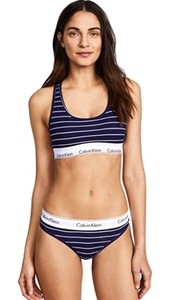 calvin klein striped bralette