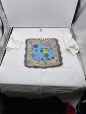 Vintage 80s Anvil Swim Cover Up Shirt Beach Surf California USA Made One Size