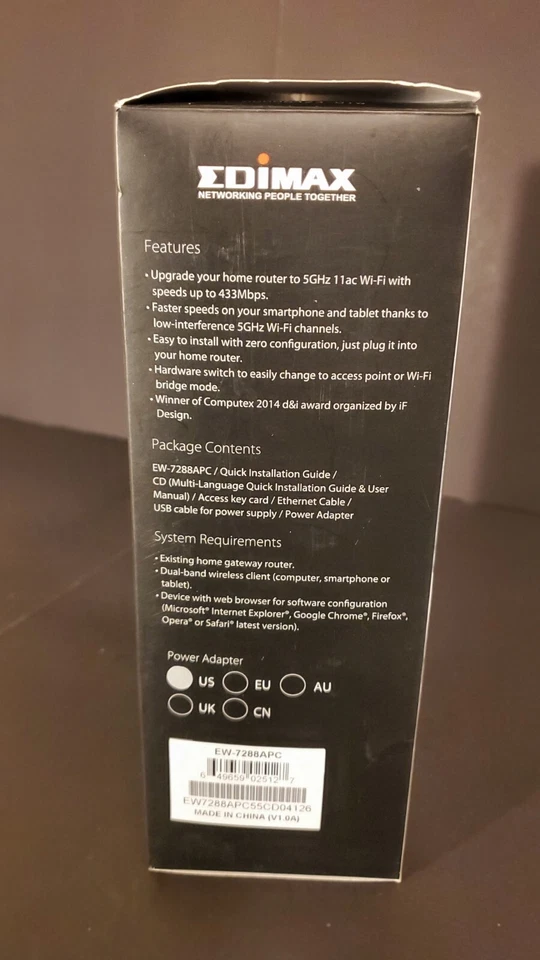 Edimax 11AC Wi-Fi Add-On Station - Image 4 of 4