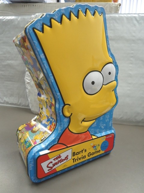 The Simpsons Bart s Trivia Game Collectible Tin NEW EBay
