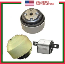 3PCS Front L & R Engine & Trans Mount For Mercedes-Benz C, E, S, Class 1998-2011