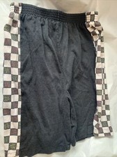 Vintage RARE 1980s "Just Say No" Cotton Blend Shorts Black Large Boys/Mens Small