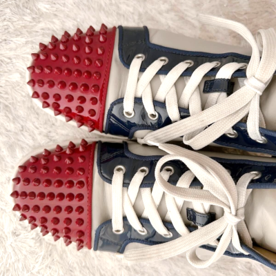 Christian Louboutin 激レア✩大丸心斎橋限定MIXスパイク Christian Louboutin women's Loubishark sneakers with