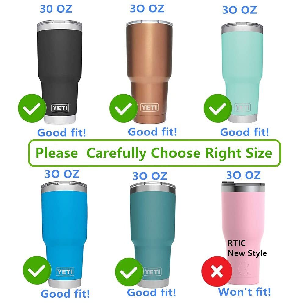Spillproof 30 Oz Tumbler Replacement Lids for Stainless Steel Mugs