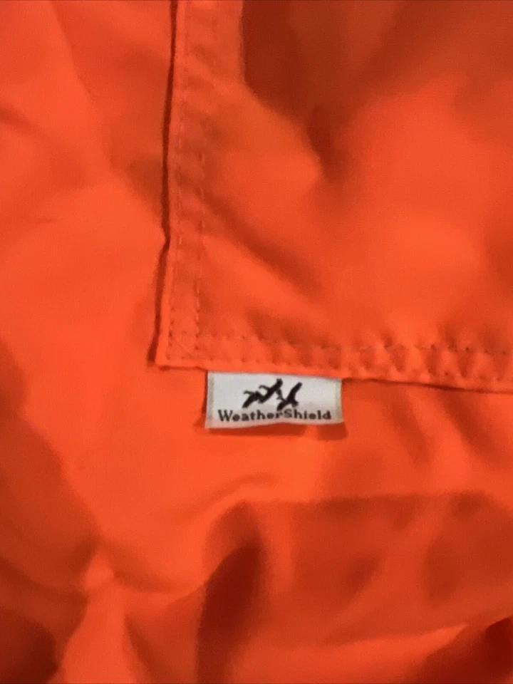 Vintage American Field Orange Hunting Coverall Sportswear Weathershield Made USA - Image 4 of 4