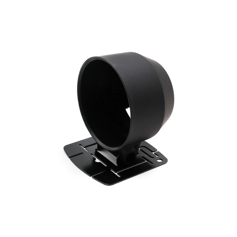 60mm Universal Black Single Hole Car Gauge Cup Holder Pod Meter Mount Adapter Foto 3 de 4
