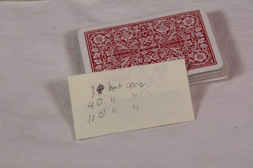 Tarjetas de juego de mazo vintage RCA en estuche con paquete de 2 almohadillas de puntuación - abierto y usado ver - Imagen 9 de 12