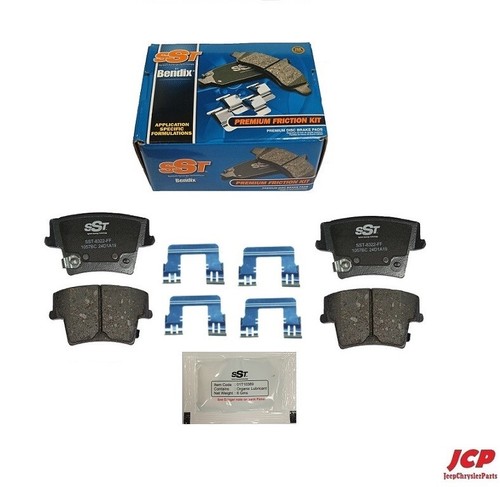 TOP Q REAR BRAKE PADS BENDIX CERAMIC SST for CHRYSLER 300C 2005-2018 EXCL.SRT-8