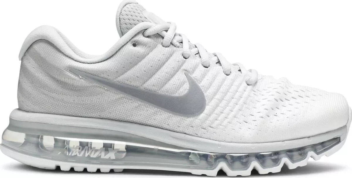 rand Geletterdheid Accommodatie Nike Air max 2017 Men&#039;s Shoes White Pure Platinum 849559 009 | eBay