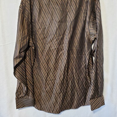 giorgio armani le collezιονι 牛革レザー　イタリア製 Giorgio Armani Leather double-breasted Coat | Brown | FARFETCH