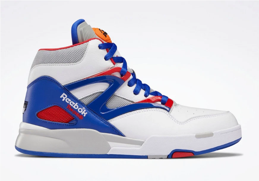 Reebok Pump Onmi Zone II Pistons White Blue Tricolor