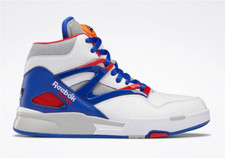 Reebok Pump Onmi Zone II Pistons White Blue T...