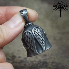 Motorcycle Biker Bell Hanger Luck Gremlin Ride Gift For Men & FREE Bell Hanger