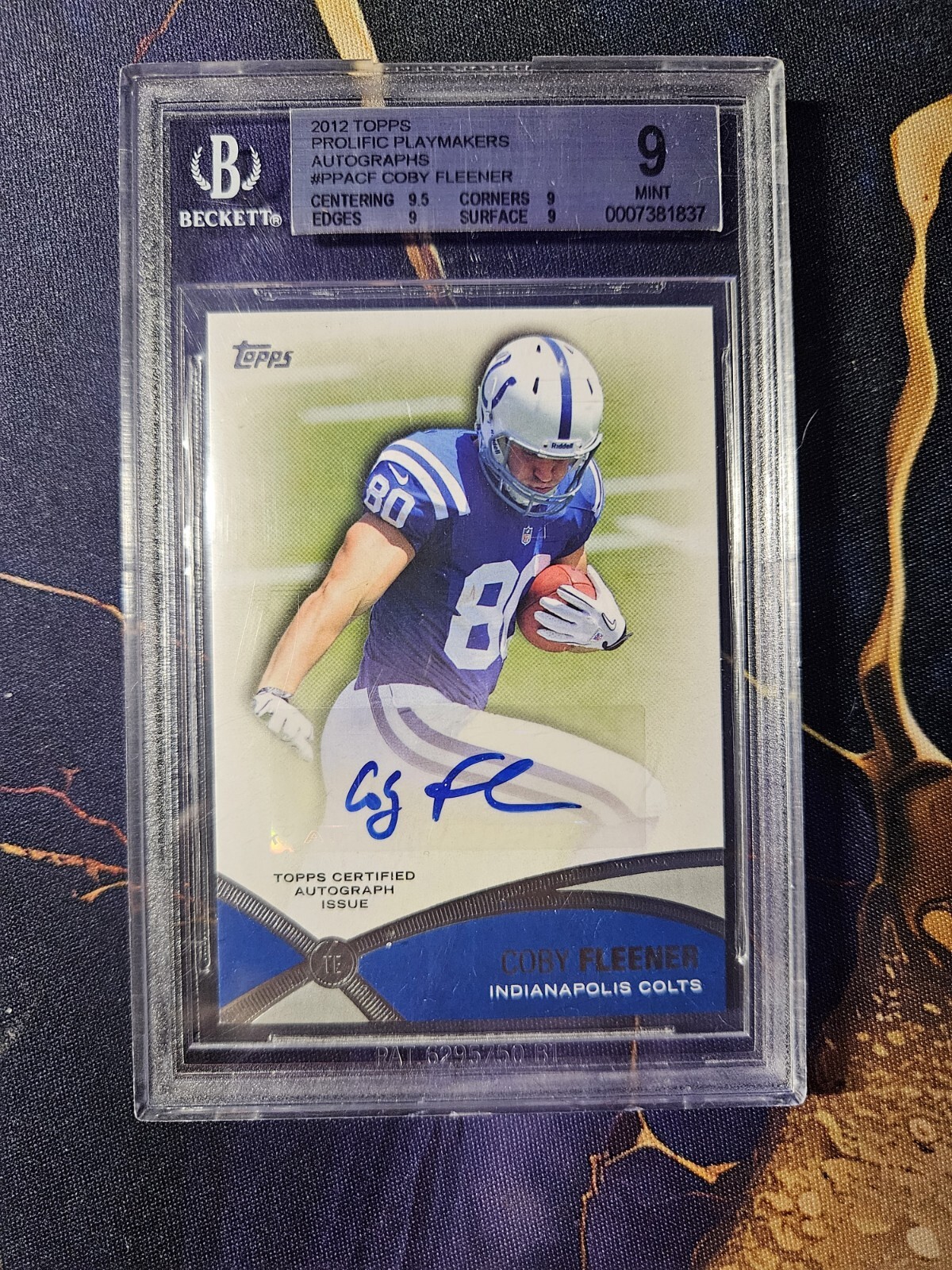 Coby Fleener Topps Prolific Playmakers #PPCF Base