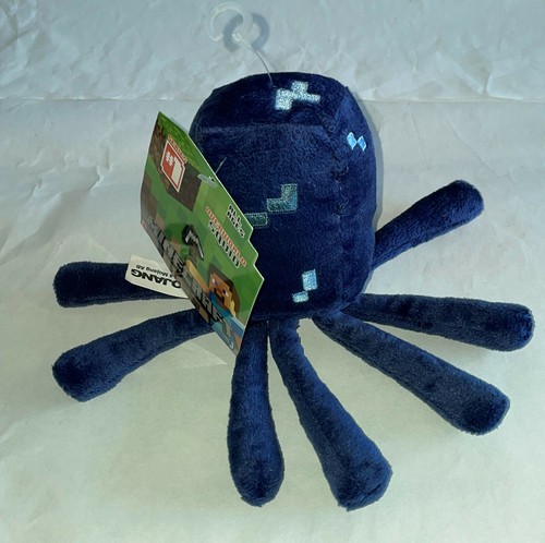 NUEVO Minecraft Overworld Calamar Azul 7" Muñeca de Peluche Bolsa de Frijoles Juguete con Licencia Serie 1 - Imagen 4 de 5